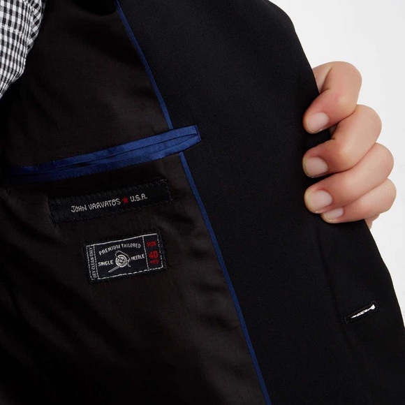 Loft Wool Solid Two Button Notch Lapel Jacket - Picture 3 of 10